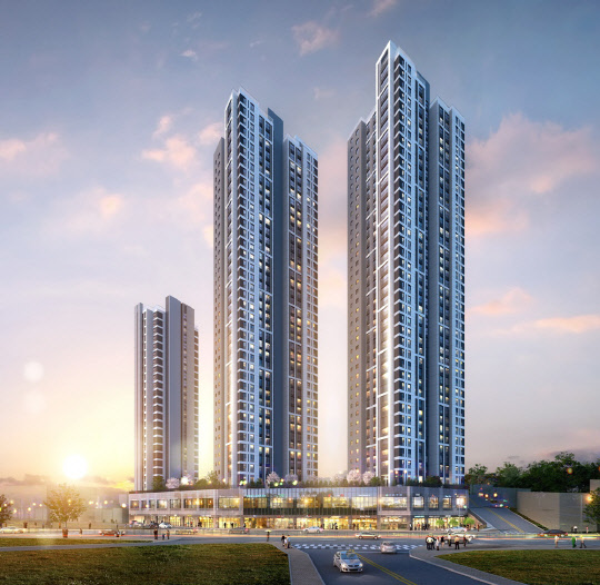 인천 용현3 가로주택정비사업 투시도. <DL이앤씨 제공>